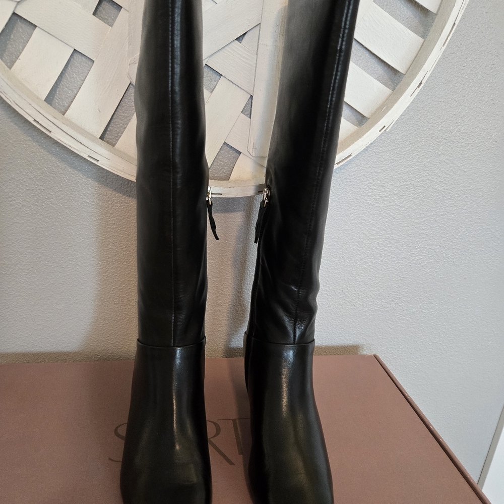 Sarto Franco Sarto Andria Boots Elegant Black Knee-High Women's Boots - Picture 4 of 14